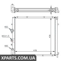 Радіатор Nissens 63854A
