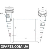 Інтеркулер SD SUPERB(02-)1.8 T(+)[OE 3B0.145.805E] Nissens 96731