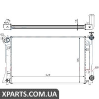 Радіатор Nissens 64667A