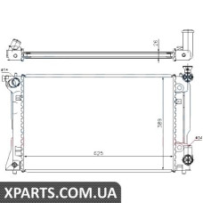 Радіатор Nissens 64667A