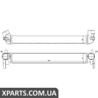 Интеркулер AI A 1/S 1(10-)1.6 TDI(+)[OE 6R0.145.805]  Nissens 96566