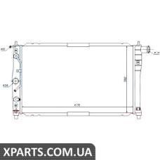 Радіатор Nissens 616551