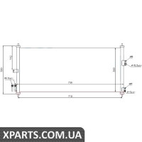 Радіатор кондиціонера Nissens 94616