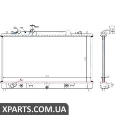 Радіатор Nissens 68508