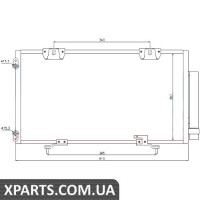 Радіатор кондиціонера Nissens 94833
