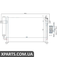 Радіатор кондиціонера Nissens 94647