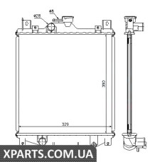 Радiатор Nissens 64173A