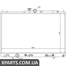 Радіатор Nissens 62893