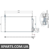 Радіатор кондиціонера Nissens 94432