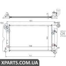 Радіатор Nissens 646321