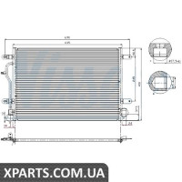 Радіатор кондиціонера Nissens 94665