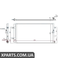 Радіатор кондиціонера Nissens 940453