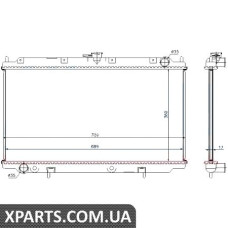 Радіатор Nissens 62927A