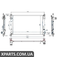 Радіатор Nissens 617854