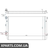 Радiатор Nissens 65280A