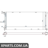 Радіатор Nissens 651911