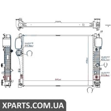 Радiатор Nissens 67107A