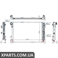 Радіатор Nissens 67168