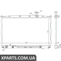 Радіатор Nissens 67505