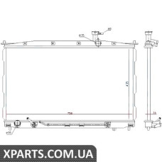 Радіатор Nissens 67505