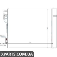 Радiатор кондицiонера Nissens 940185