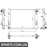 Радіатор Nissens 637624
