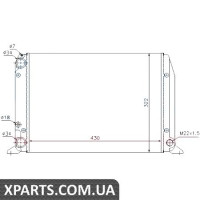 Радіатор Nissens 604611