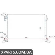 Радіатор Nissens 604611