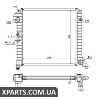 Радіатор Nissens 65518