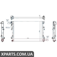 Радіатор Nissens 61875A