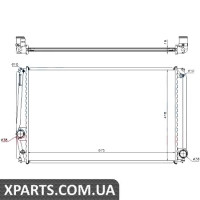 Радіатор Nissens 64678A