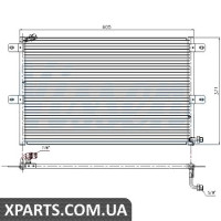 Радіатор кондиціонера Nissens 94204
