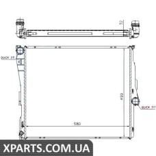 Радіатор Nissens 60803A