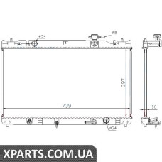 Радіатор Nissens 646351