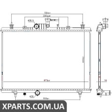 Радіатор Nissens 637645