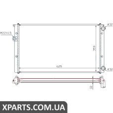 Радіатор Nissens 652471