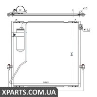 Радіатор кондиціонера Nissens 940472