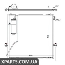 Радіатор кондиціонера Nissens 940472