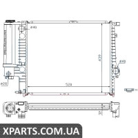 Радіатор Nissens 60743A
