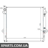 Радіатор Nissens 646806