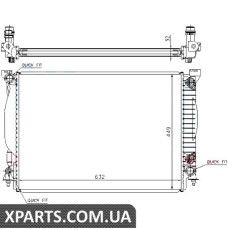 Радіатор Nissens 60307A