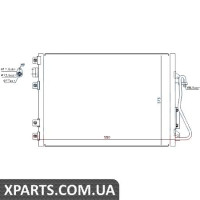 Радіатор кондиціонера Nissens 94657