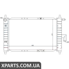 Радiатор Nissens 61646