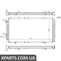 Радіатор Nissens 61390