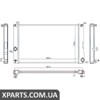 Радiатор Nissens 646842