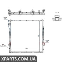 Радіатор Nissens 60787A