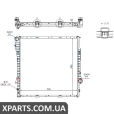 Радіатор Nissens 60787A
