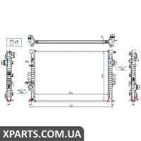 Радіатор Nissens 65615A