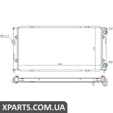 Радіатор Nissens 652681