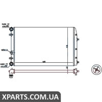 Радіатор Nissens 652711